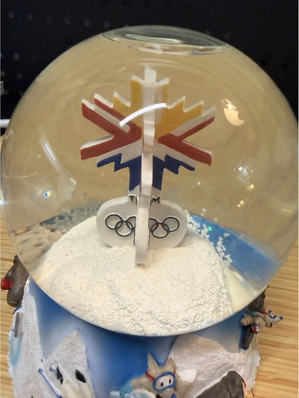 Vintage Salt Lake City 2002 Olympic Games Olympic Snow Globe Official Mascot *